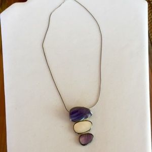 Silver &Stone Pendant